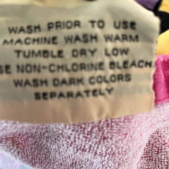 Disney Minnie Mouse J Franco Beach Bath Towel Vintage 80s 90s Retro u - Picture 7 of 8